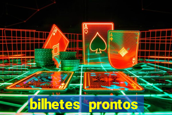 bilhetes prontos apostas esportivas