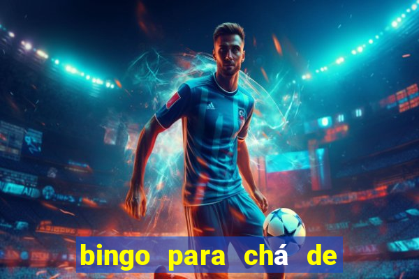 bingo para chá de bebê para imprimir grátis