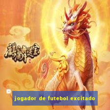 jogador de futebol excitado