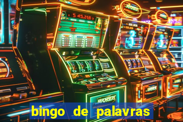 bingo de palavras de natal