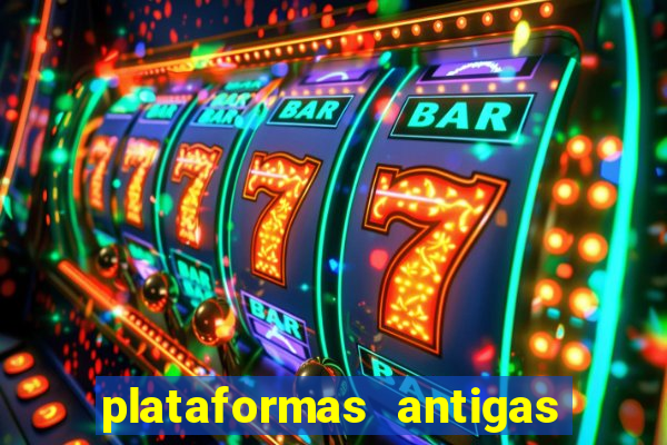 plataformas antigas de jogos