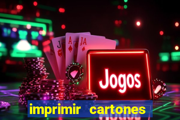 imprimir cartones de bingo