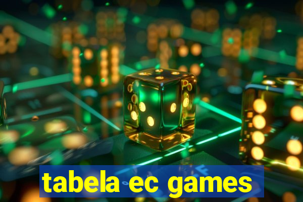 tabela ec games